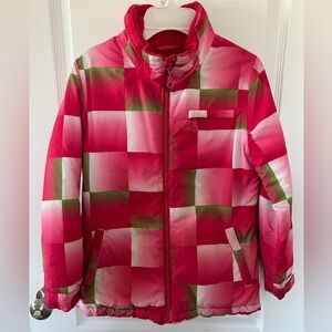 Kids Checkered Jacket - Red and Green